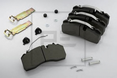 PE AUTOMOTIVE 08630600a -  Комплект тормозных колодок, дисковый тормоз